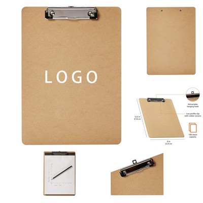 Basics Hardboard Office Clipboard