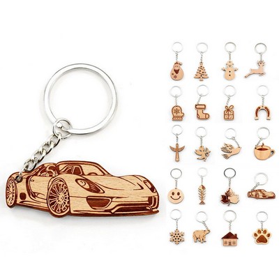 Speedster Wooden Keyring