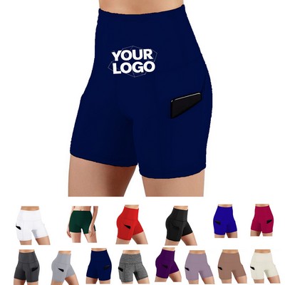 High Waist Tummy Control Pocket Yoga Short