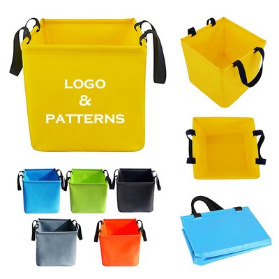 6 3/5 Gal Foldable Waterproof Pvc Fishing Bucket