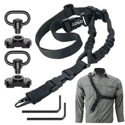 Adjustable Nylon Two Point Rifle Sling Swivel Kit