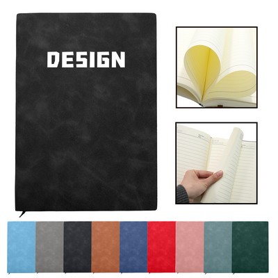 A5 Nubuck Leather Notebook