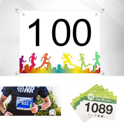 Custom Race Number Bib