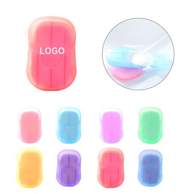 Portable Disposable Travel Washing Hand Paper Soap Sheet