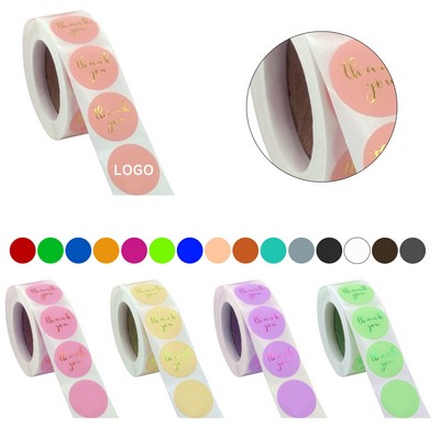 Custom Circle Paper Roll Labels