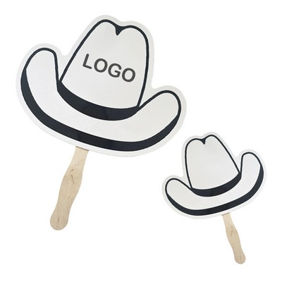 Cowboy Hat Hand Fan