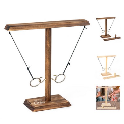 Wooden Ring Toss Game