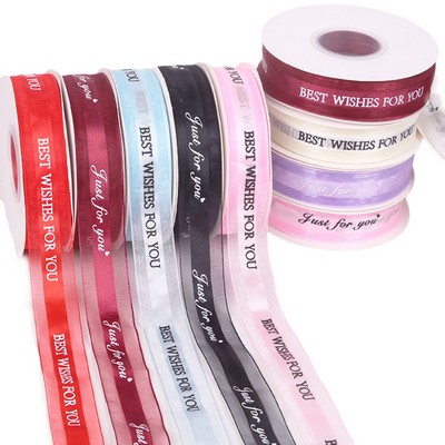 1" Printed Ribbon For Gift Packing (100 yards/roll)