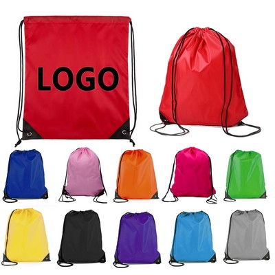 Nylon Drawstring Backpack