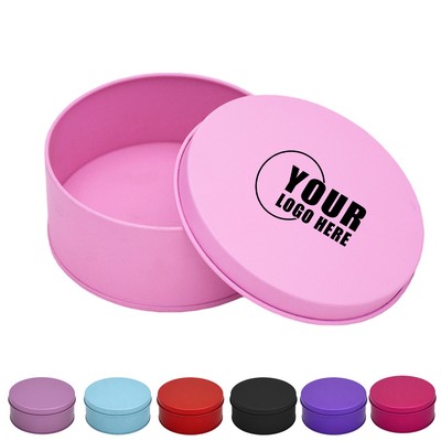 Round Candy Storage Tin