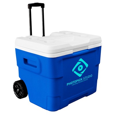 68-Quart NYC® Terra Wheeled Cooler - Blue