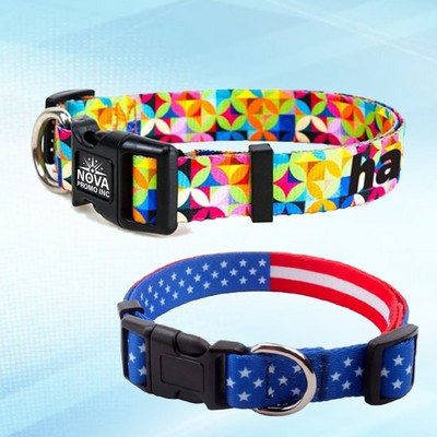 3/4-Inch Wide by 20-Inch Long Sublimation Adjustable Pet Collar