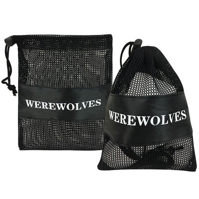 Mesh Drawstring Bags With Cord Lock