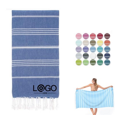 Cotton Tassel Beach Towel