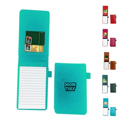 Mini Pocket Notepad With Pen Holder