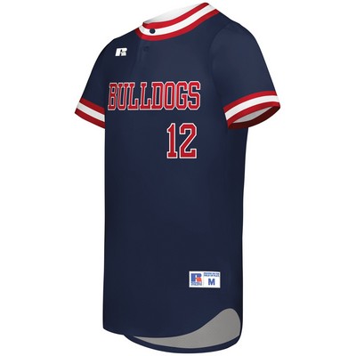 Youth FreeStyle Sublimated Two-Button Performance Mesh Baseball Jersey