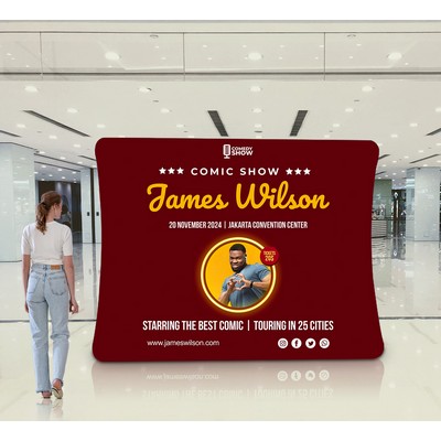 10' x 7.5' U Shaped Pillow Case Backdrop (Graphic only)