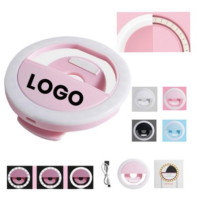 Rechargeable RK12 Clip-On Ring Light