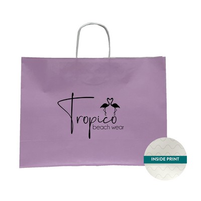 Large Coastal Vibes Collection Paper Shopping Bag (16"x6"x12")