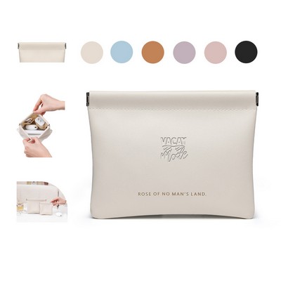 Leather Squeeze Coin Purse