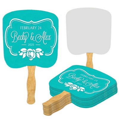 Traditional Wooden Handle Fan