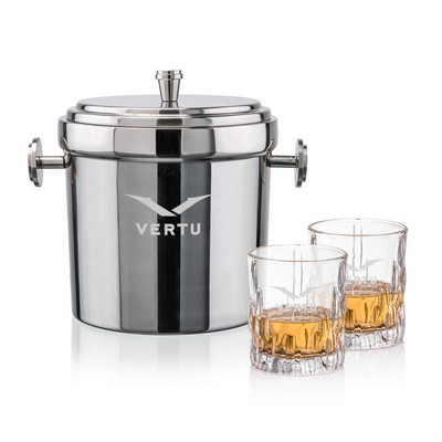 Milano Ice Bucket & Newport On-the-Rocks Set