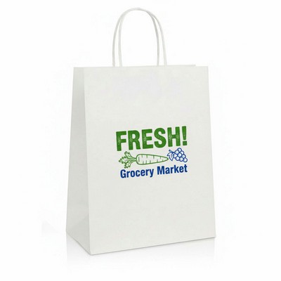 Kraft Shopping Bag (10" X 4.5" X 12.5") Large