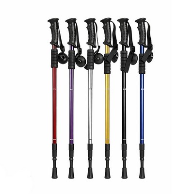4-Section Lightweight Aluminum Alloy Trekking Pole