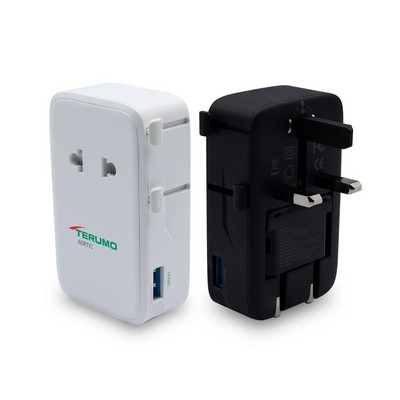 Respite, Ultra Slim International Travel Adapter