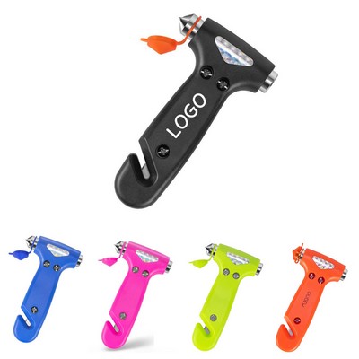 2-In-1 Car Safety Hammer And Seatbelt Cutter