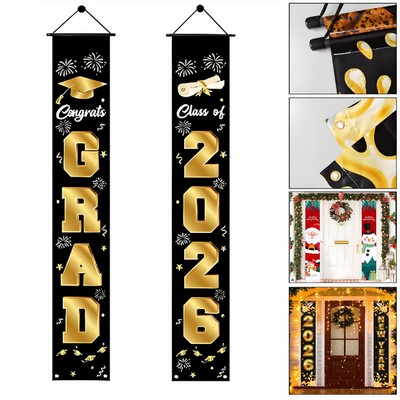 Custom Full Color Decoration Couplet Banner