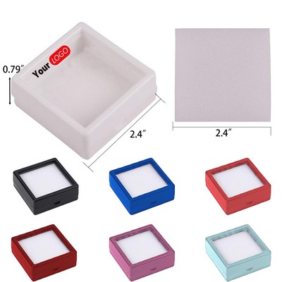 Gemstone Display Box Square Acrylic Jewelry Box Container