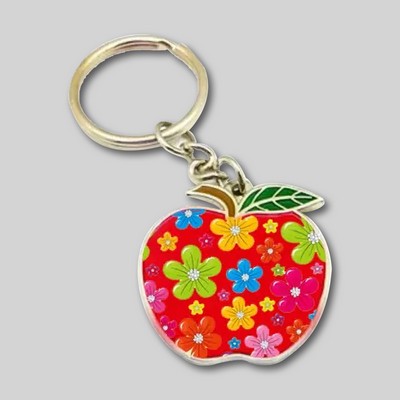 Custom Soft Enamel Metal Keychain - 1.25" x 1.50"