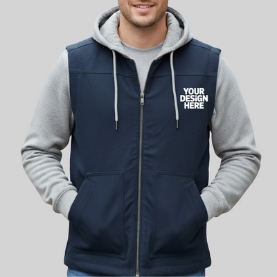 CornerStone® Duck Fleece Full-Zip Hooded Jacket - 2XL