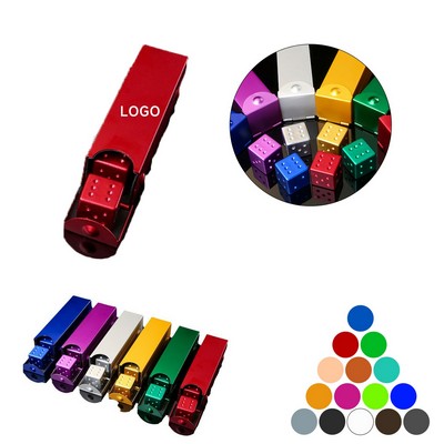 Aluminum Alloy Dice With Storage Box