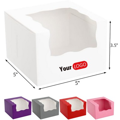 Scalloped Window Bakery Box