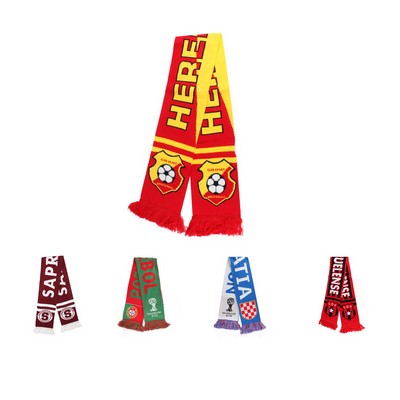 Knitted Cheering Scarf