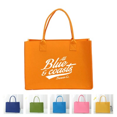 Felt Material Large Tote Bag
