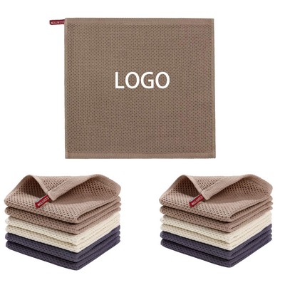 Custom 100% Cotton Waffle Weave Dish Cloths