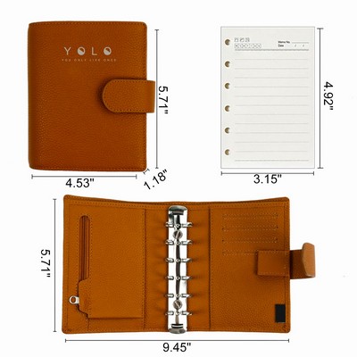 MOQ 50 Retro Conclave Refillable Leather Journal W/70 Sheets