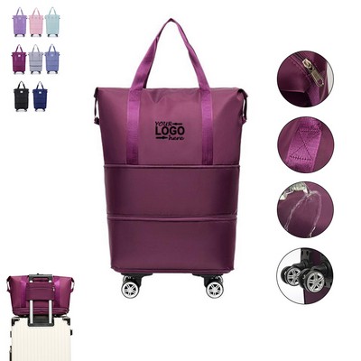 Folding Rolling Travel Bag with Universal Wheels
