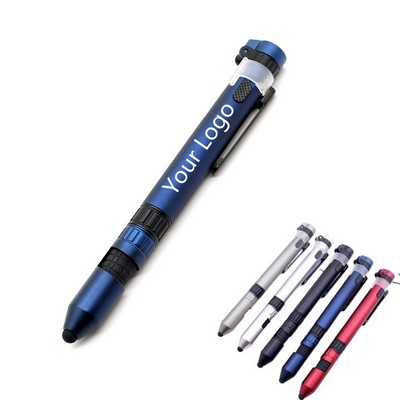 Compass Multifunctional Ballpoint Pen with Clip