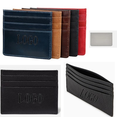 Minimalist Leather Card Holder