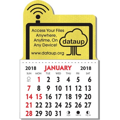 Kwik-Stik Smooth Vinyl Calendar w/ Side Dome Top