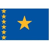 2'x3' Democratic Republic of Congo UN Nylon Outdoor Flag - Style B