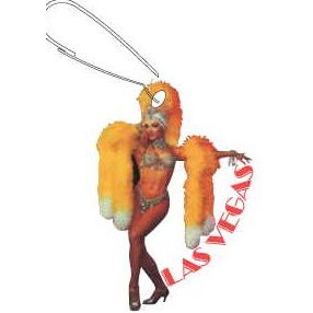 Showgirl in Yellow Zipper Pull