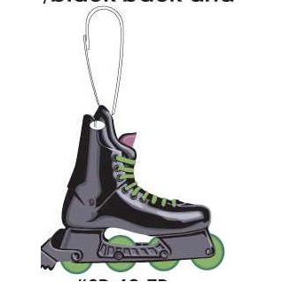 Roller Blade Zipper Pull