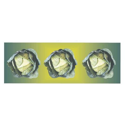 Cabbage Panoramic Badge w/ Bar Pin