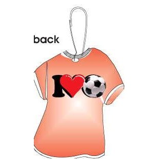 I Love Soccer T-Shirt Zipper Pull