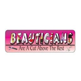 Beautician Slogan Mighty Mini Magnet